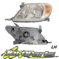 HEADLIGHT LH SUIT HILUX TOYOTA 05-08 WORKMATE HEADLAMP HEAD LIGHT LAMP