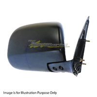 MIRROR RH MANUAL BLACK SUIT TOYOTA HILUX 05-11 DOOR SIDE REAR VISION