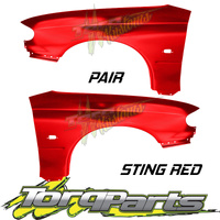 GUARDS PAIR STING RED SUIT HOLDEN COMMODORE VT VX FENDER QUARTER PANEL