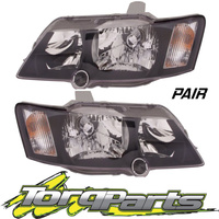 PAIR HEADLIGHTS SUIT VY COMMODORE HOLDEN 02-04 SS SV8 HEADLAMPS HEAD LIGHTS