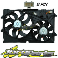 THERMO FANS SUIT VY CREWMAN ADVENTRA HOLDEN V6 TWIN RADIATOR