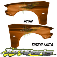 GUARDS PAIR TIGER MICA SUIT HOLDEN COMMODORE VT VX FENDER QUARTER PANEL ORANGE