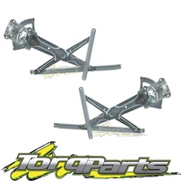 WINDOW REGULATORS MANUAL PAIR SUIT HILUX TOYOTA 05-11 FRONT DOOR POWER GLASS