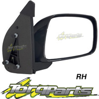 MIRROR RH MANUAL BLACK SUIT D40 NAVARA NISSAN 06-10 SPAIN VSK DOOR SIDE REAR