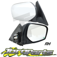 MIRROR RH ELECTRIC CHROME SUIT ML TRITON MITSUBISHI 06-09 DOOR SIDE REAR VISION