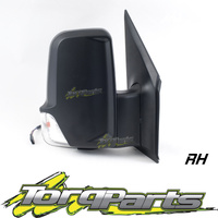 MIRROR RH ELECTRIC SUIT SPRINTER MERCEDES BENZ 06-13 WITH LIGHT DOOR SIDE REAR