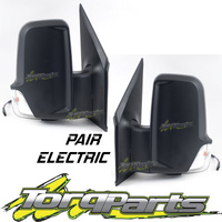 PAIR ELECTRIC MIRRORS SUIT MERCEDES BENZ SPRINTER VAN 06-13 SIDE W LIGHT RIGHT