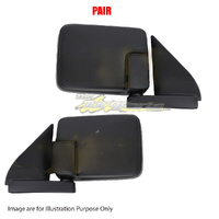 Pair Door Mirror Left-Right Manual For MITSUBISHI L300 EXPRESS VAN SJ,SH,SG,SF