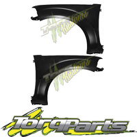 PAIR GUARDS STORM GREY D40 SUIT NISSAN NAVARA 10-15 SPAIN VSK FENDERS QUARTERS