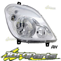 HEADLIGHT RH SUIT SPRINTER MERCEDES BENZ 06-13 W/O FOG 9 PIN HEADLAMP HEAD LIGHT