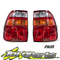 PAIR TAIL LIGHTS SUIT TOYOTA 100 SERIES LANDCRUISER 98-02 LAMPS UNITS