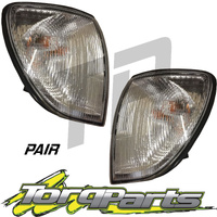 CORNER LIGHTS PAIR SUIT 100 SERIES LANDCRUISER TOYOTA 98-05 PARKER LAMP