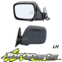 MIRROR LH ELECTRIC BLACK SUIT TOYOTA LANDCRUISER 80 SERIES DOOR SIDE REAR VISION