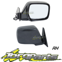MIRROR RH ELECTRIC BLACK SUIT 80 SERIES LANDCRUISER TOYOTA DOOR SIDE REAR VISION
