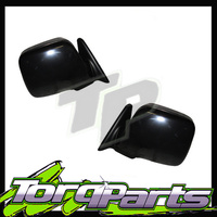 MIRRORS PAIR ELECTRIC BLACK SUIT TOYOTA LANDCRUISER 100 SERIES 98-07