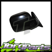 MIRROR RH ELECTRIC BLACK SUIT TOYOTA LANDCRUISER 100 SERIES 98-07 DOOR SIDE REAR