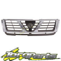 GRILLE SUIT GU PATROL NISSAN 97-02 SERIES 1 2 CHROME &amp; SILVER GRILL