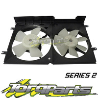 THERMO FANS SUIT HOLDEN COMMODORE VX SERIES 2 TWIN RADIATOR V6