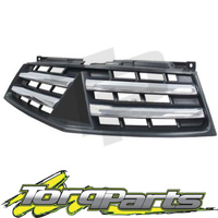 GRILLE SUIT MN TRITON MITSUBISHI 09-15 BLACK CHROME GRILL 2 HORIZONTAL BAR FRONT