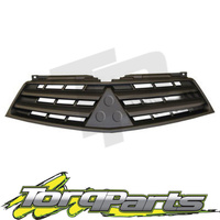 GRILLE SUIT MN TRITON MITSUBISHI 09-15 BLACK GRILL 2 HORIZONTAL BAR FRONT
