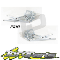 WINDOW REGULATORS MANUAL PAIR SUIT MN TRITON MITSUBISHI 09-15 FRONT DOOR GLASS