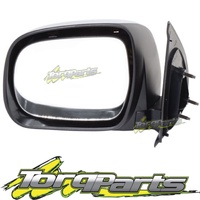 MIRROR LH MANUAL CHROME SUIT TOYOTA HILUX 05-11 DOOR SIDE REAR VISION
