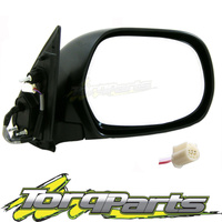RH ELECTRIC DOOR MIRROR SUIT HIACE TOYOTA 05-13 BLACK POWER SIDE LWB SLWB VISION