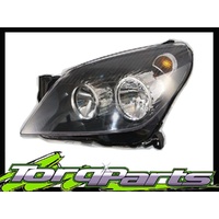 HEADLIGHT LH SUIT AH ASTRA HOLDEN 04-06 BLACK SEDAN HATCH HEADLAMP HEAD LIGHT