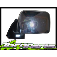 MIRROR LH ELECTRIC CHROME SUIT D22 NAVARA NISSAN DOOR SIDE REAR VISION