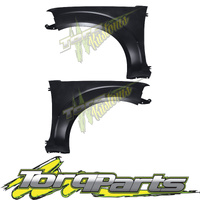 PAIR GUARDS OBSIDIAN D40 SUIT NISSAN NAVARA 05-10 SPAIN VSK FENDERS QUARTERS