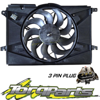 THERMO FAN SUIT BF FG FALCON &amp; TERRITORY SY S2 FORD RADIATOR SINGLE