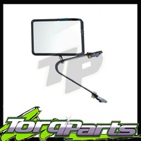 MIRROR LH MANUAL BLACK  SUIT HOLDEN RODEO TF SHORT ARM DOOR SIDE REAR VISION