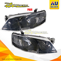 Head Lamp Left-Right Black Reflector For Ford Falcon BF2 SEDAN,BF3 WAGON