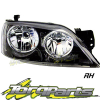 HEADLIGHT RH SUIT BA BF FALCON FORD 02-08 FAIRMONT FUTURA XT RTV HEADLAMP HEAD