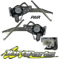 WINDOW REGULATORS ELECTRIC PAIR SUIT HOLDEN COMMODORE VT VX VY VZ WH WK FRONT