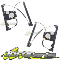 PAIR REAR WINDOW REGULATORS SUIT FORD SX SY SZ TERRITORY 04-14 ELECTRIC MOTOR