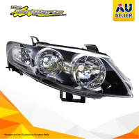 Head Lamp Right Hand Black Reflector R6/XT/G6 Only No Projector For Ford Falcon