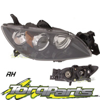 HEADLIGHT RH SUIT BK MAZDA 3 BK 04-09 SEDAN HEADLAMP HEAD LIGHT LAMP