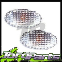 INDICATORS PAIR SUIT BK MAZDA 3 SEDAN &amp; HATCH FLASHERS BLINKERS REPEATERS LIGHTS