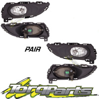 FOG LIGHTS PAIR BK 3 SUIT MAZDA 04-06 HATCH LAMP SPOT DRIVING FOGLAMP