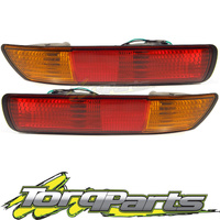 PAIR REAR BAR LIGHTS SUIT NM PAJERO MITSUBISHI 00-02 LAMPS TAIL BUMPER 