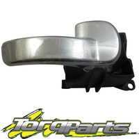 RH INNER DOOR HANDLE SUIT D40 NAVARA NISSAN 05-14 INTERIOR GRAB CHROME   