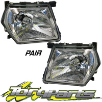 HEADLIGHTS PAIR SUIT GU PATROL NISSAN 01-07 SERIES 3 HEADLAMPS HEAD LIGHTS LAMPS