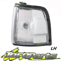 LH CORNER LIGHT SUIT HOLDEN TF RODEO 87-97 CLEAR &amp; BLACK PARKER LAMP INDICATOR