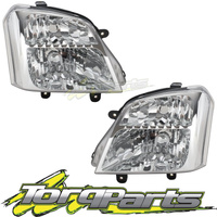 PAIR HEAD LIGHTS SUIT RA RODEO HOLDEN 03-06 HEADLAMPS LAMPS LIGHTS 