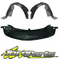 GUARD LINERS &amp; BUMPER SPLASH TRAY SUIT BA BF FALCON FORD BAR PLASTIC APRON INNER