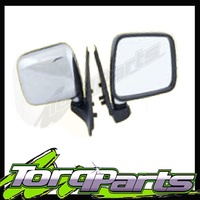MIRROR RH MANUAL CHROME SUIT TF RODEO HOLDEN 97-03 DOOR SIDE REAR VISION