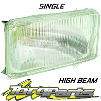 SINGLE HIGH BEAM HEADLIGHT 6"X4" SUIT TOYOTA 80 SERIES LANDCRUISER GXL 90-98