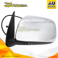 ELECTRIC MIRROR CHROME LH HILUX 05-11 NO LIGHT DOOR SIDE REAR VISION, STERLING PARTS