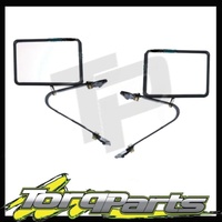 MIRRORS PAIR SUIT UNIVERSAL TRUCK UTE SIDE MIRRORS ASSEMBLYS